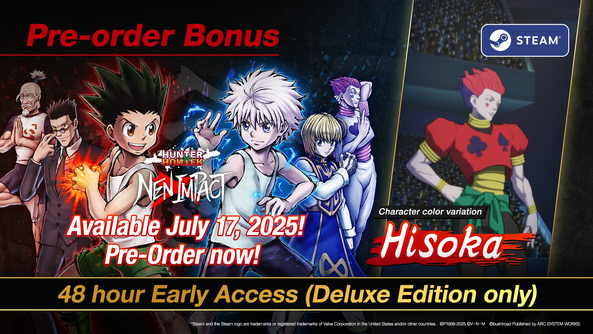 PC《 全职猎人：Nen x Impact – 豪华版(Hunter x Hunter: Nen x Impact – Deluxe Edition)》中文版+v1.1.1下载-1.jpg